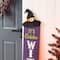Glitzhome; Glitzhome® 4ft. Halloween Wooden Witch Hat Porch Décor; Category:Halloween Porch Decor; Image:5